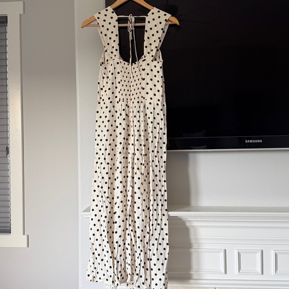 Reformation Tayler Black and White Polka Dot Maxi Dress - Picture 6 of 6
